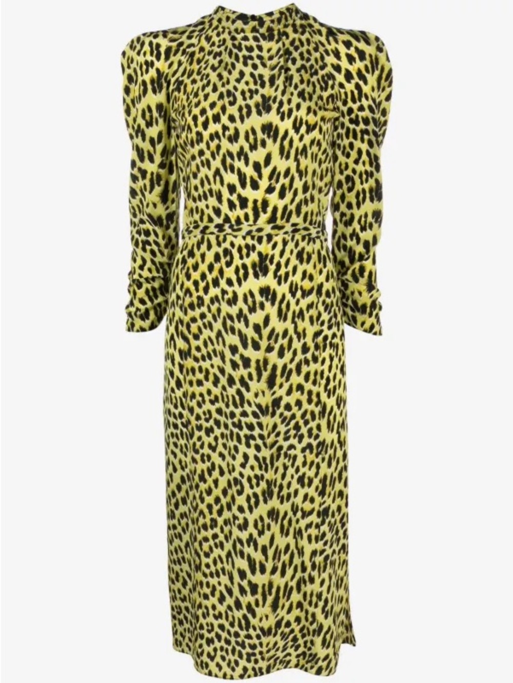 Zadig and Voltaire Racyl Leopard Silk Midi Dress NWT Small